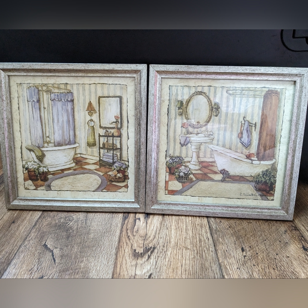 Vintage Home HOMCO Home interiors Bathroom Wall Decor Bath